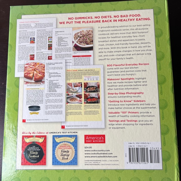 The America's Test Kitchen Healthy Family Cookbook, Recipe Binder, Vintage - Picture 3 of 10